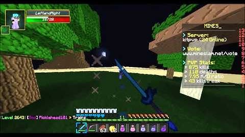 Mineslam KitPvP LeftandRight hacking!