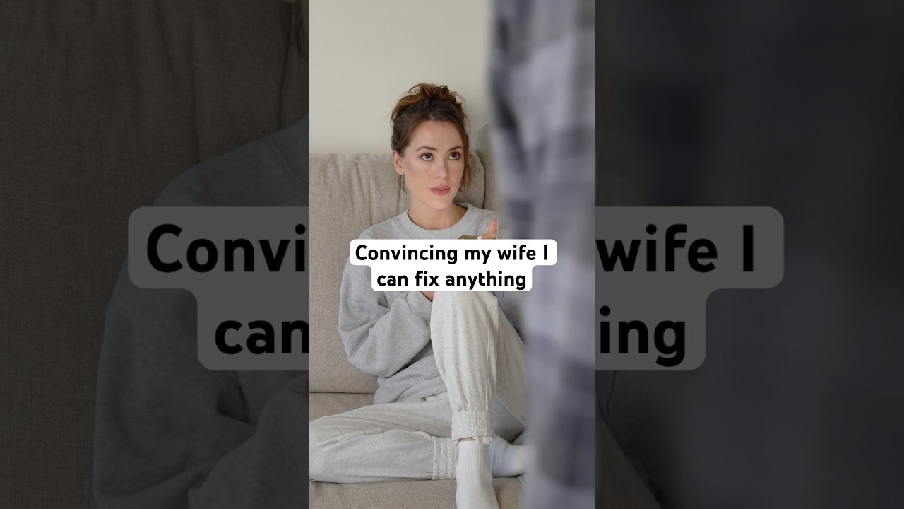 Husband by day- handyman by YouTube…. 🫡 #comedy #marriage #handyman