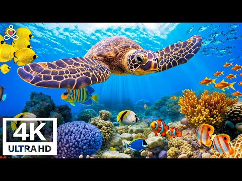 Ocean 4K - Beautiful Coral Reef Fish in Aquarium, Sea Animals for Relaxation #8