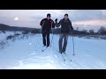 Первый лыжный поход  Исаково - Кикино 22 км.
