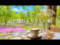 【癒しBGM】心が晴れるやさしい朝☕ 新緑と花景色に包まれる癒し時間｜Relaxing Piano & Guitar 120min｜リラックス・読書・勉強・作業用音楽