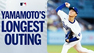 Yoshinobu Yamamoto deals 8 innings for the Dodgers! | 山本由伸ハイ