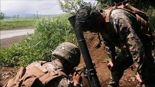 U.S. Marines Conduct Fire Missions With 81mm Mortars