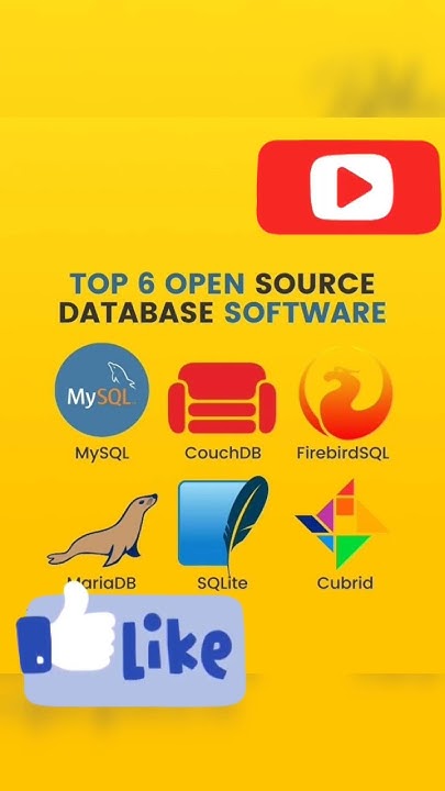 Top 6 Open Source Database software #shorts #shortsvideo #viral - YouTube