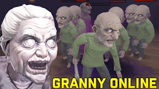 100 КЛОНОВ ГРЕНДПА | ГРЕННИ ПО СЕТИ МУЛЬТИПЛЕЕР! - Granny's house Multiplayer
