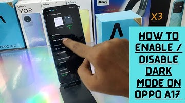 How to Set Dark mode in OPPO A17/OPPO A17K| How to Enable / Disable DARK MODE on Oppo A17