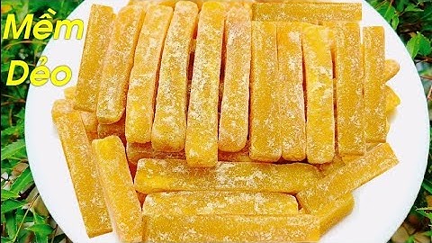 Cách Làm MỨT KHOAI LANG DẺO Ngon Thơm Béo Đậm Đà Hương Vị Tết đơn giản dễ làm.
