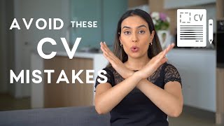 CV/RESUME MISTAKES YOU NEED TO AVOID IN 2021! FIX THEM NOW! | HOW NOT TO WRITE A RESUME IN AUSTRALIA