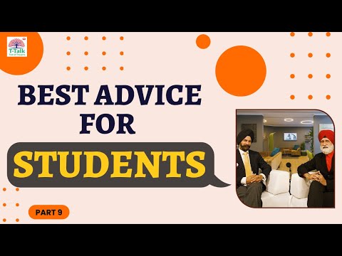 Best Advice For Students Mr. Tarundeep Anand MD UBS Universal Business School, on T-Talk