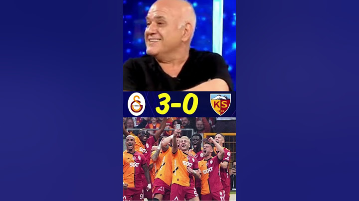 Galatasaray 3-0 Kayserispor Maç Sonu Yorumu Ahmet Çakar #shots