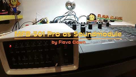MFB-501 Pro as sound module (MFB-501 Pro, Toraiz Squid, UNO Synth, Volca FM, CRAFTsynth v2.0)