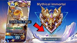 TUTORIAL MIYA 1 HIT SAVAGE BUILD 2026!(AUTO 1 HIT DELETE!😻✨) Miya Best Build& Emblem 2026!! - MLBB🔥