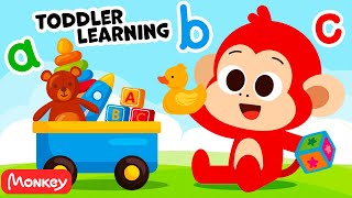 Abc & Phonics Song Learn Alphabet & Phonics Toddlers Learning Video Monkey Junior Play & Learn