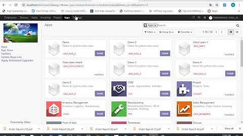 Bài giảng lập trình Odoo căn bản 8