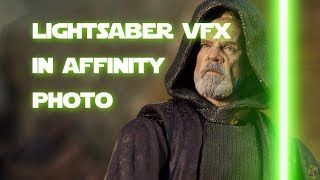 How to Create Lightsaber Effects in Affinity Photo for iPad Courtesy of the Exclu Collective screenshot 2