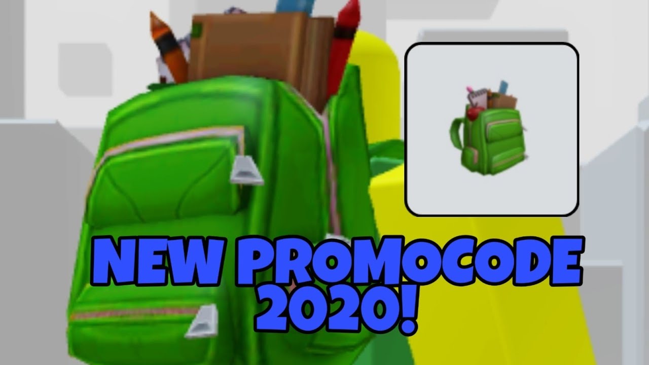 NEW ROBLOX PROMOCODE 2020! *BACK ACCESSORIES* YouTube