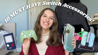 10 MUST HAVE Switch Accessories! | accessories I can
