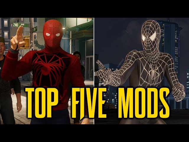 Marvel's Spider-Man (PC) TOP 5 BEST Mods Of The MONTH - August