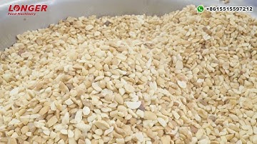 Machine for Roasting Groundnuts, Peanut Particles Cutting Machine
