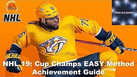 NHL 19 Cup Champs Achievement Guide Quick and Easy