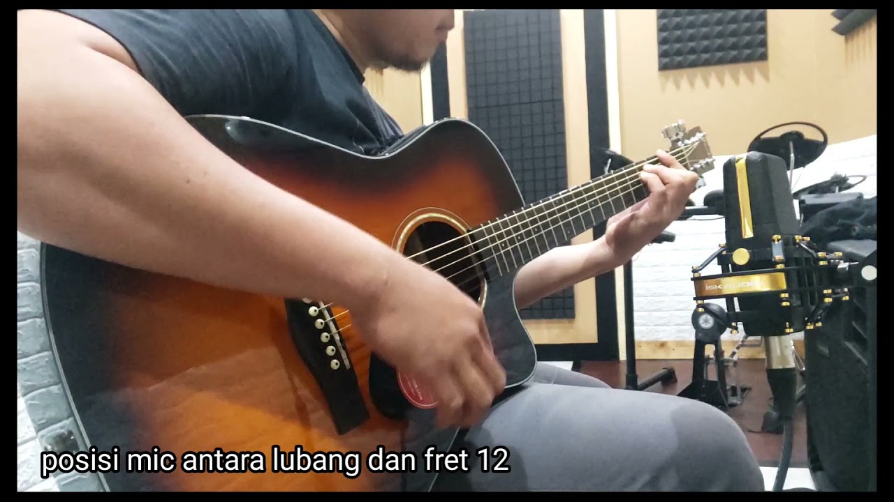 ISK IKG2000 test mic strumming acoustic guitar (pick) YouTube