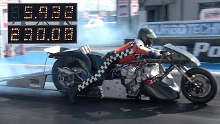 1000+ BHP TOP FUEL BIKES AT SANTA POD RACEWAY - NATIONAL FINALS