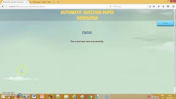 Automatic Question Paper Genrator