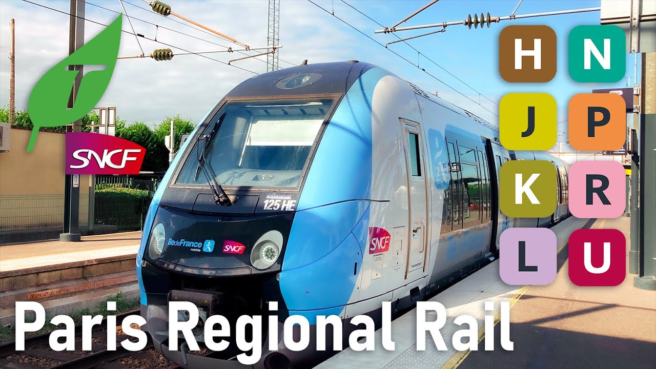 Paris Transilien all the lines Compilation