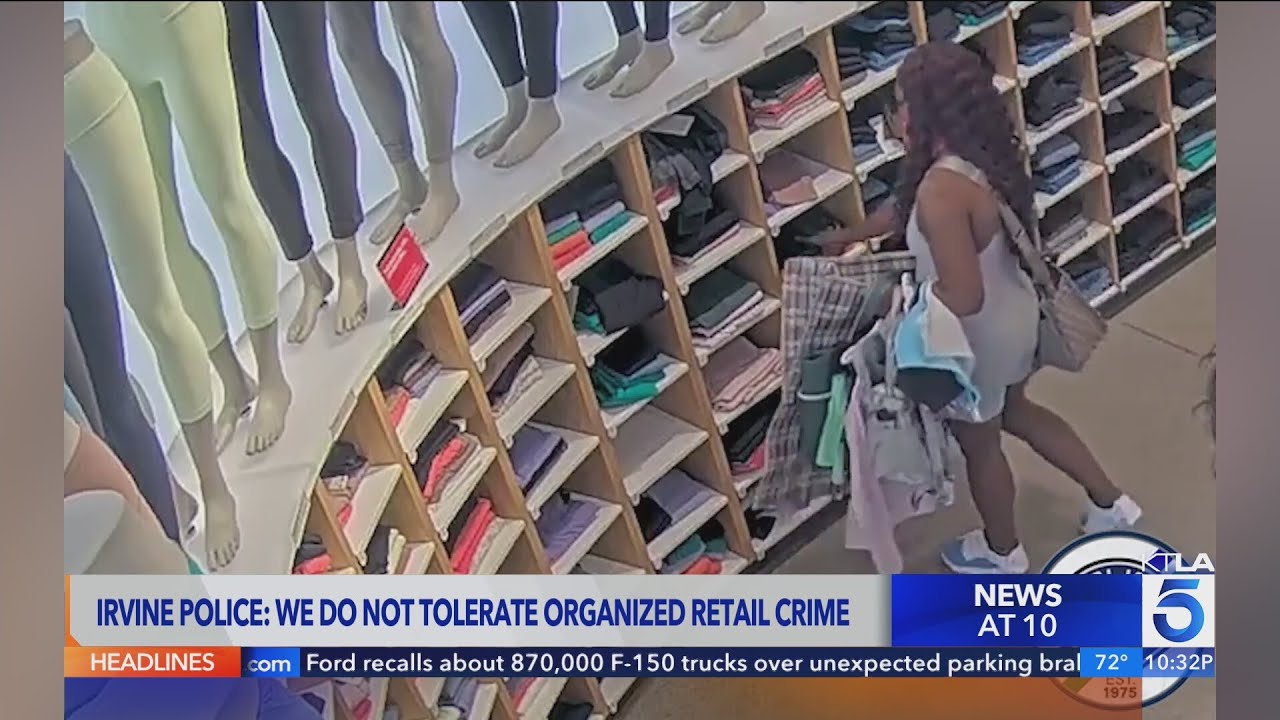 Video shows woman ransacking Lululemon store at Orange County mall ...