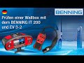 Prüfung von Wallboxen/EV-Ladestationen mit dem BENNING IT 200 und dem Messadapter EV 3-2