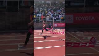 Sydney McLaughlin wind legal 12.75 100mH 🙌 #shorts