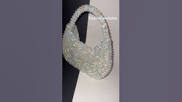 How to create such bag or order it in any color? Contact me via links in profile #crystalbeads