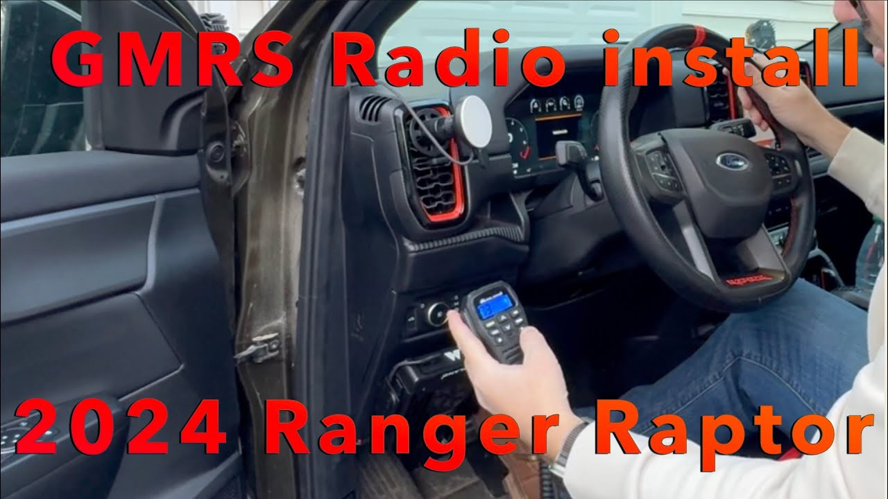 Ranger Raptor GMRS (Trail) Radio install. Midland MXT575 50 Watt - YouTube