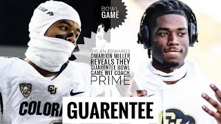 Dylan Edwards Omarion Miller REVEALS They GUARENTEE Bowl Game Wit Coach Prime 🤯