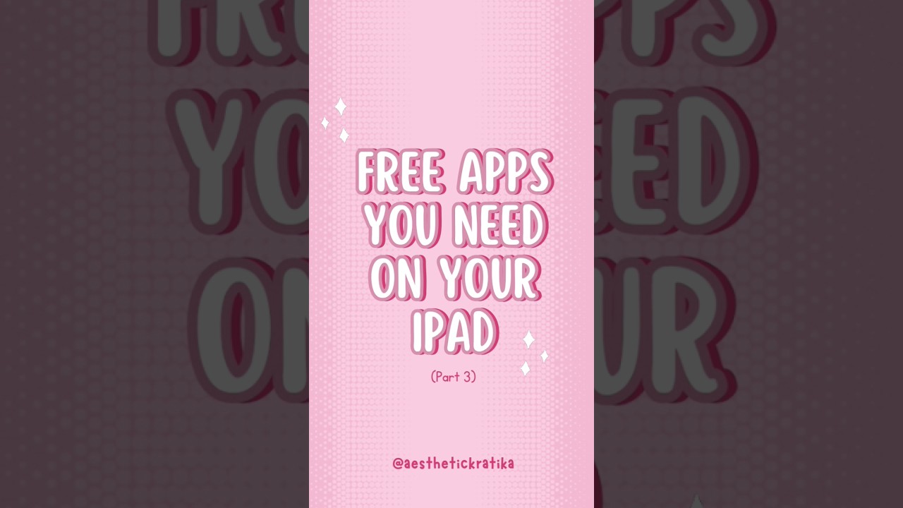 Free Apps you NEED on your 🌟iPad Apps (Part 3) 