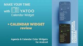 YATOO Calendar Widget v 2.05 for Android - Calendar Widget review screenshot 3