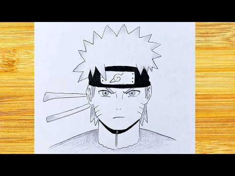 Cum se desenează un personaj NARUTO/ Învață să desenezi simplu si usor/ Cum se desenează Anime