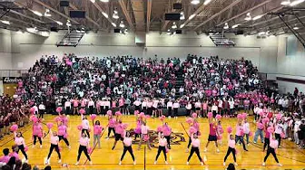 Faculty and Athlete Pink Out Pep Rally