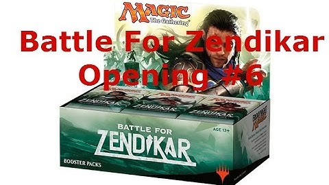 MTG: Battle for Zendikar ( BFZ ) opening #6. Final opening! EXPEDITION!