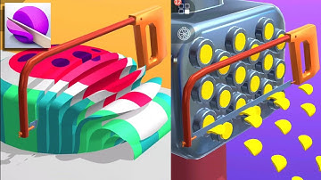 ASMR Slicing Gameplay Level 44-45