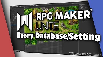 RPG Maker Unite - Database Walkthrough & All Settings