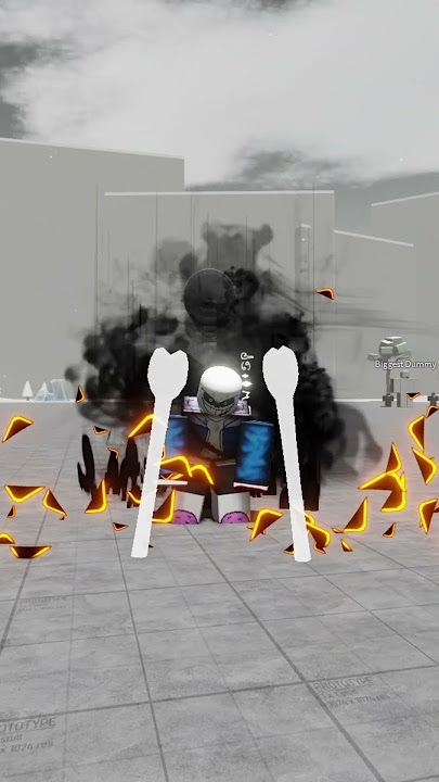 The best ult animation I've ever seen!  #roblox #undertale #sans