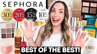 SEPHORA SALE 2024 RECOMMENDATIONS!  The best products in EVERY category!