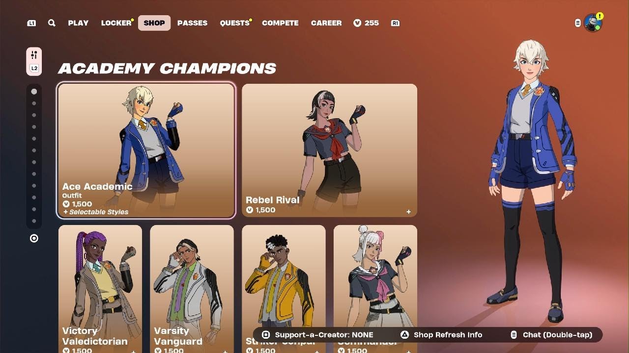 Fortnite Item Shop (Feb 10) Academy Champions Return
