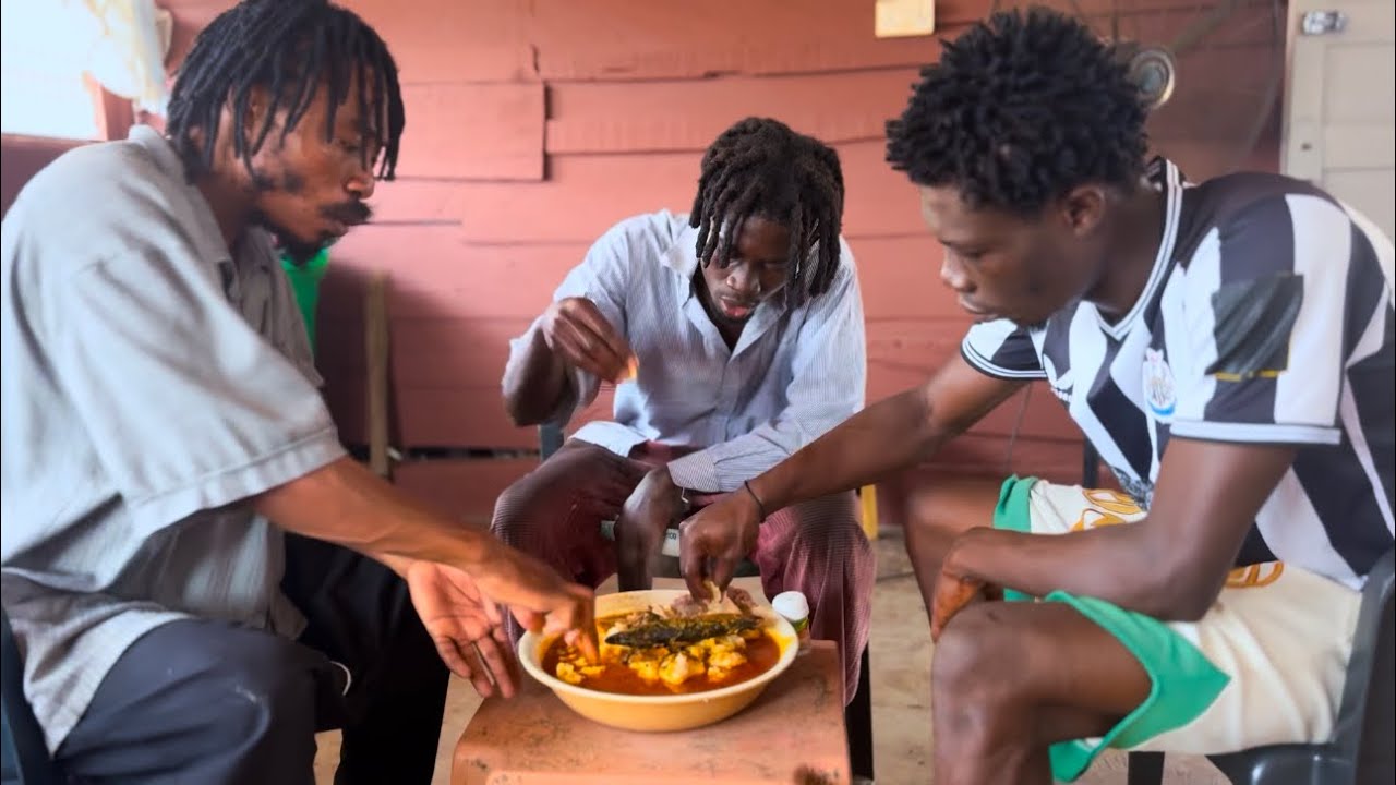 This man Father Ankrah and Food is like 6&9 😎