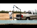 Homemade truck crane