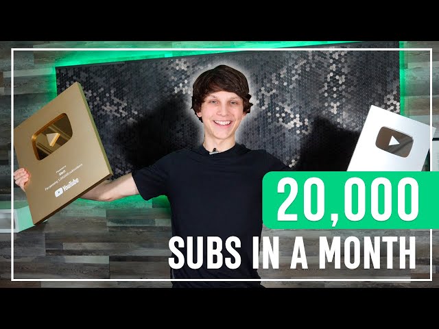 20,000 Subscribers in 30 Days: Grow on YouTube Fast in 2023
