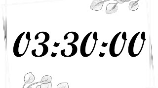 3 Hour 30 Minute | 210 Minute Timer | 210 Minute Countdown with Music