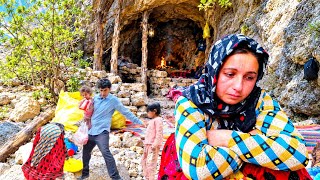 A mother’s painful separation from her children; a father’s strange decision in a cave.