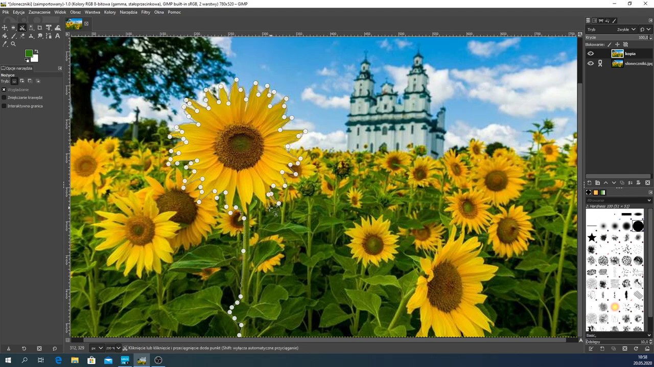 Gimp - obróbka zdjęć i fotomontaż. - YouTube